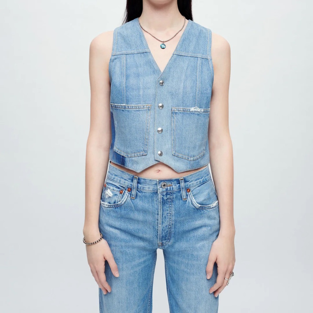 Re Done Denim Vest